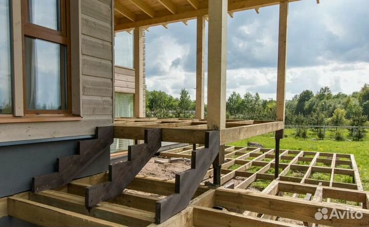 Строительство Пристройки. Веранды Террасы. Бригада