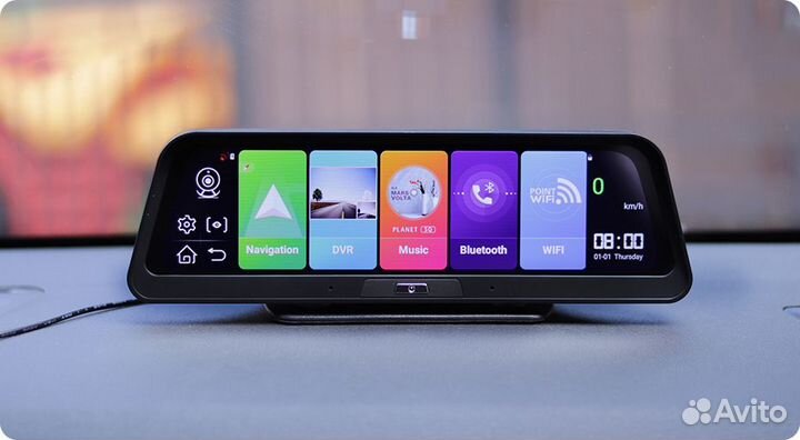 Видеорегистратор на приборную панель, Android 10