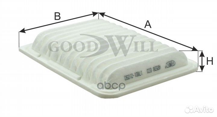 Фильтр воздушный AG538 ECO Goodwill