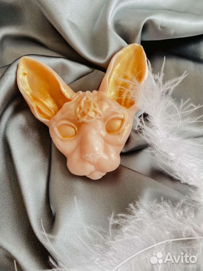 Кот сфинкс из мыла