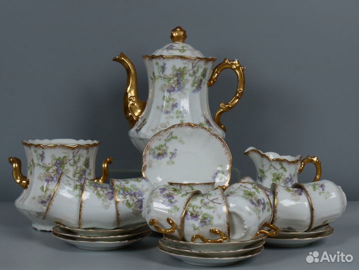 Старинный фарфоровый сервиз. Limoges