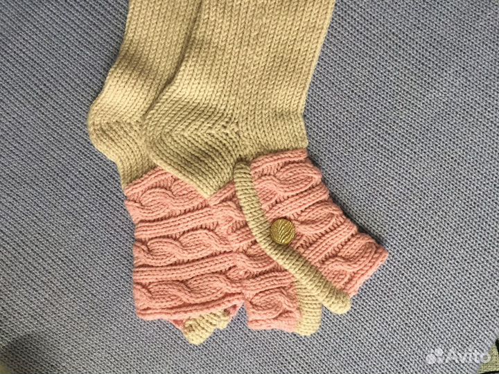 Носочки вязаные домашние