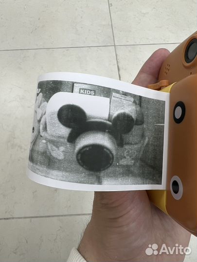 Детский фотоаппарат с моментальной печатью