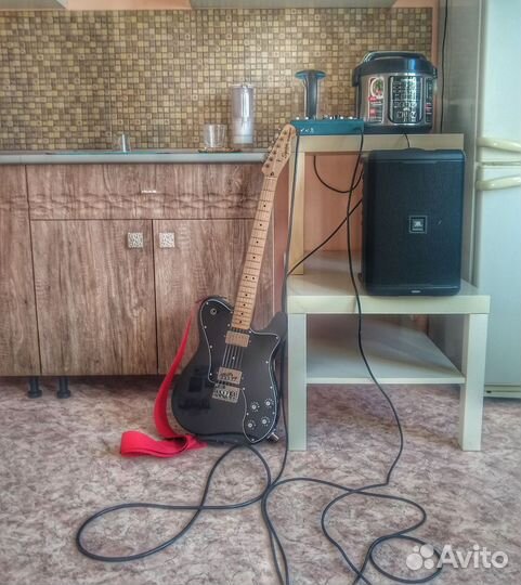 Fender squier affinity telecaster deluxe mb blk21