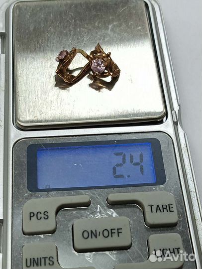 Серьги серебро СССР925