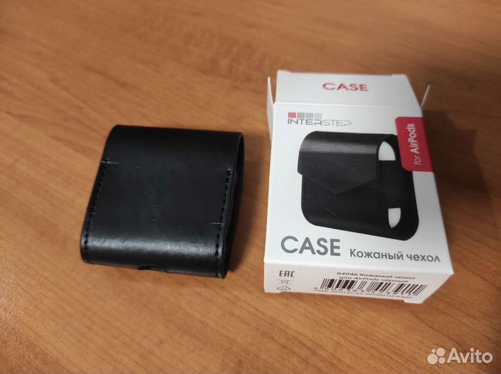 Кожаный чехол InterStep для AirPods 1го поколения