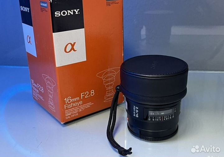 Объектив Sony 16mm F2.8 Fisheye для Sony A