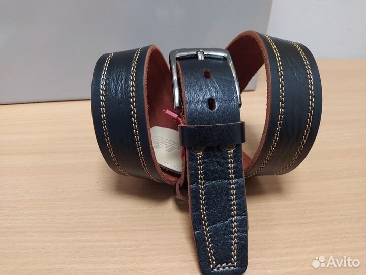 Мужской кожаный ремень. Новый