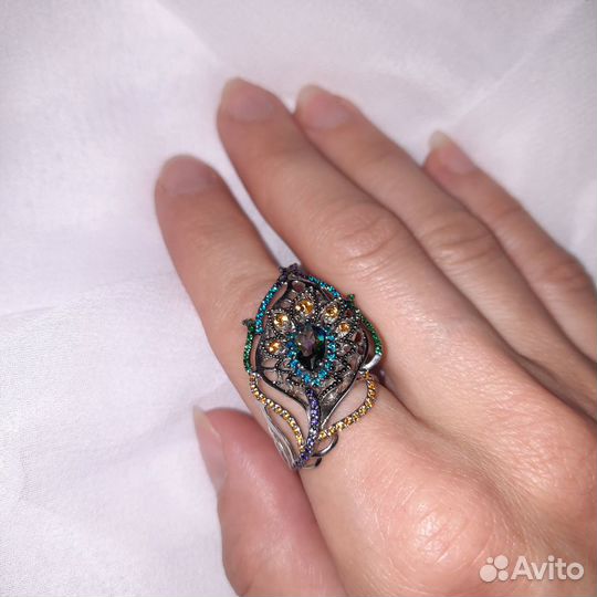 Серебряное кольцо 17,5