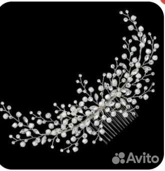 Гребень для волос, ободок с цветами, украшения