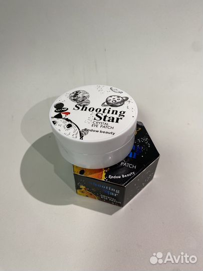 Shooting Star Crystal Eye Patch/Black Eye Patch