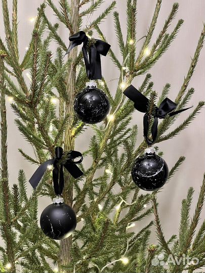 Стеклянные елочные шары