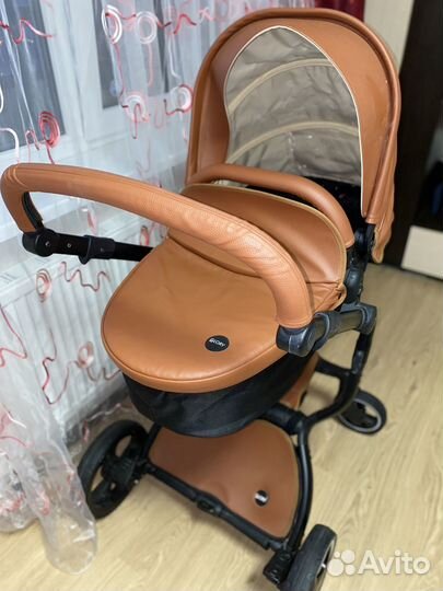 Коляска 2 в 1 эко кожа
