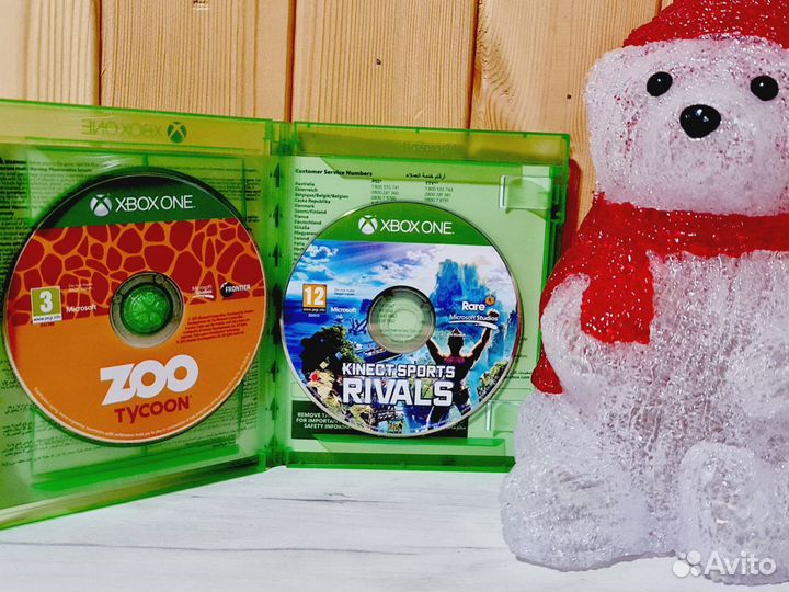 Игра ZOO Tycoon + Kinect Sports Rivals Xbox One бу
