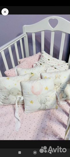 Бортики в детскую кроватку новые