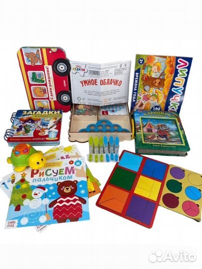 Развивающие игрушки монтессори пакетом