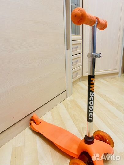 Самокат детский трехколесный бу