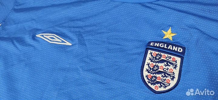 Футболка сборной Англии по футболу 2004 г