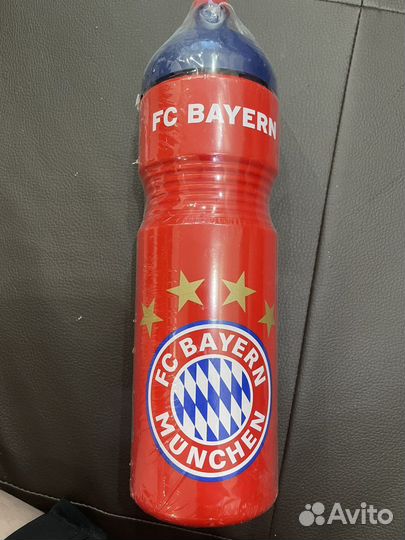 Бутылка спортивная для воды, футбольный Бавария