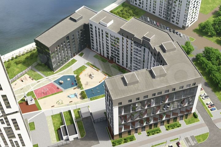 2-к. квартира, 58,4 м², 6/12 эт.