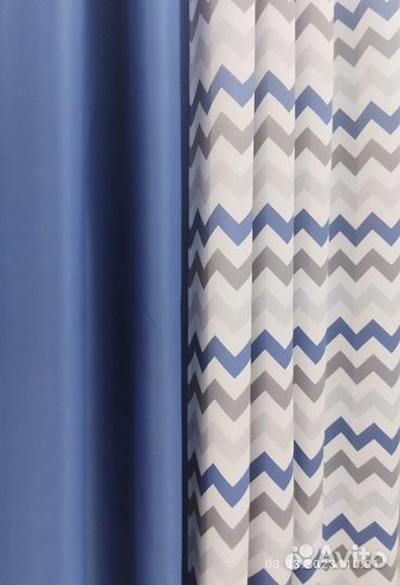 Готовые шторы блэкаут рогожка