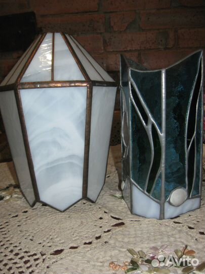 Плафоны в витражном стиле 1950-х гг Германия