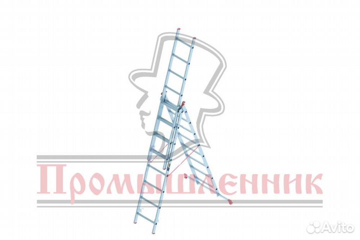 Трехсекционные лестницы