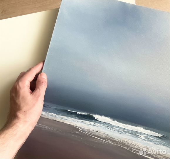 Картина маслом море, морской пейзаж 50 х 40 см