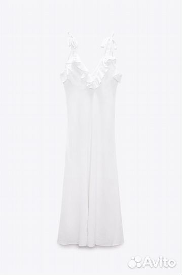 Льняное платье Zara новое р S