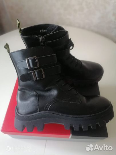 Кожаные ботинки для девочки