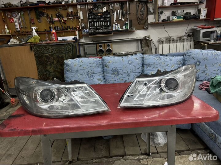 Фары skoda octavia a5 рест. оригинал(галоген)