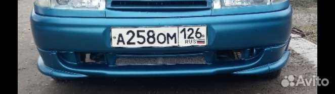 Юбка на передний бампер ваз 2110