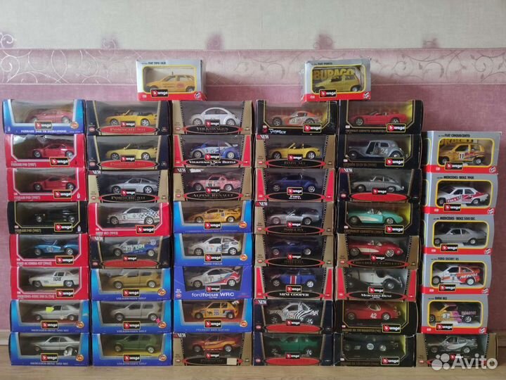 308 моделей 1/24-1/27 Bburago/Welly/Maisto/Schabak
