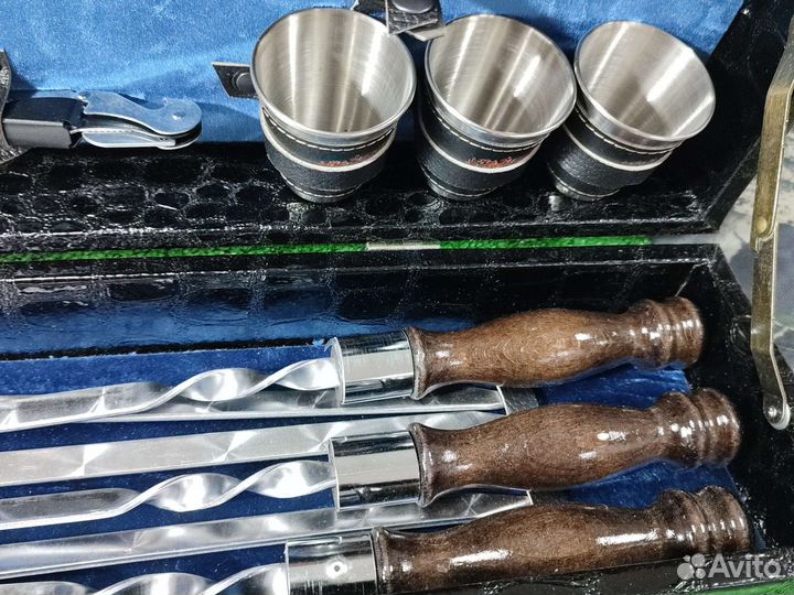 Набор шампуров в кейсе