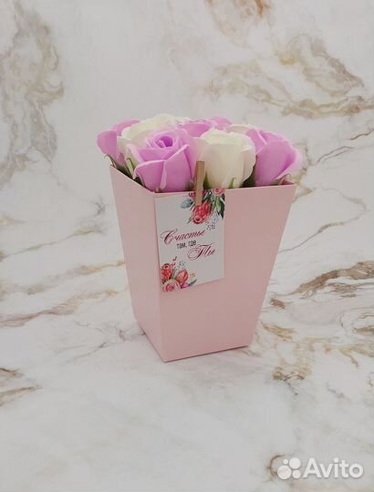 Мыльные розы ко дню 8 марта