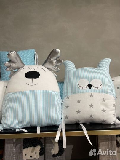 Бортики для детской кроватки