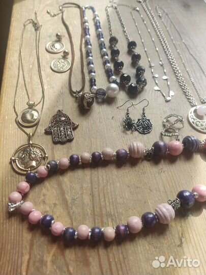 Винтажная бижутерия пакетом сетом