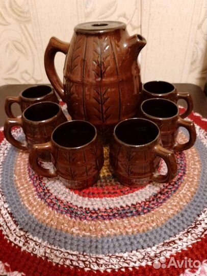 Сервиз глиняный