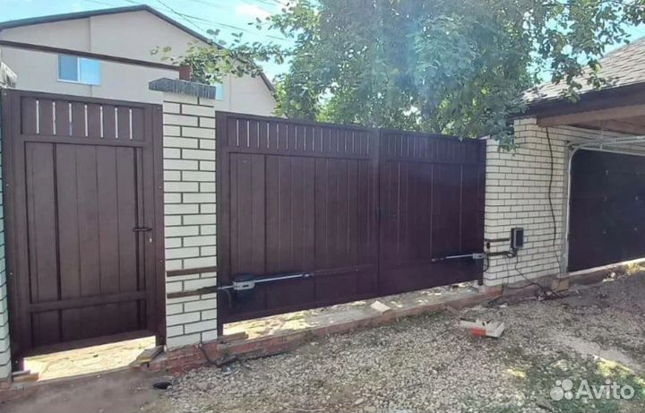 Автоматика распашных ворот произв. Алютех гарантия