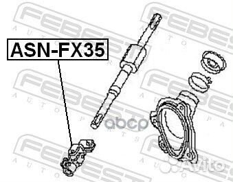 Вал карданный рулевой nissan FX45/35 S50