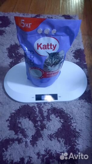 Наполнитель для кошачьего туалета комкующийся