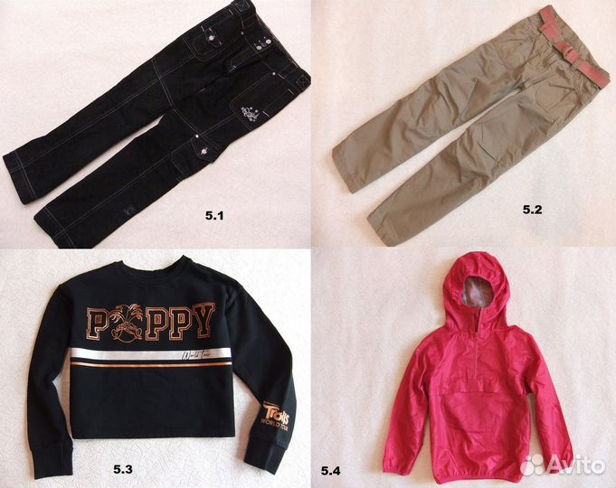 Детские брендовые вещи 116 122