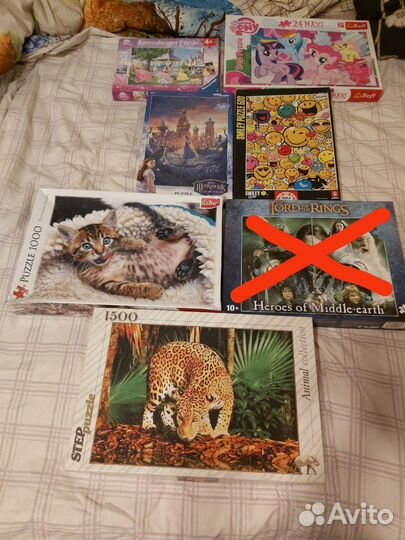 Пазлы в ассортименте