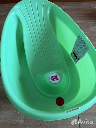 Ванночка для купания с горкой okbaby