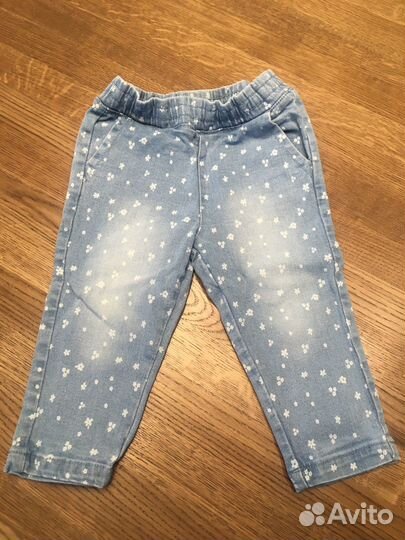 Джинсы для девочки 80