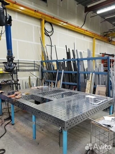 Сварочный 3D стол 1000х800х100 толщиной 8 мм