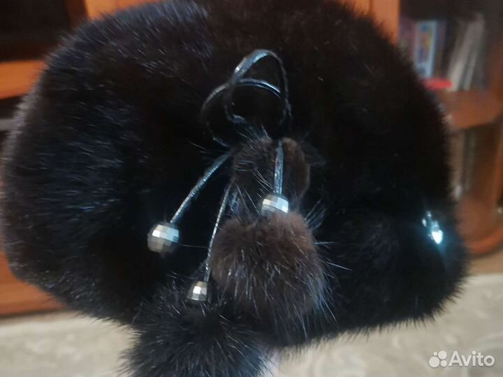 Шапка норковая женская