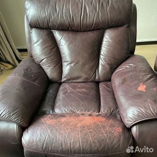 Реставрация кожаных диванов и другой мебели