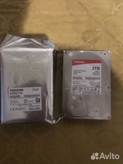 HDD Toshiba P300 3tb идеал