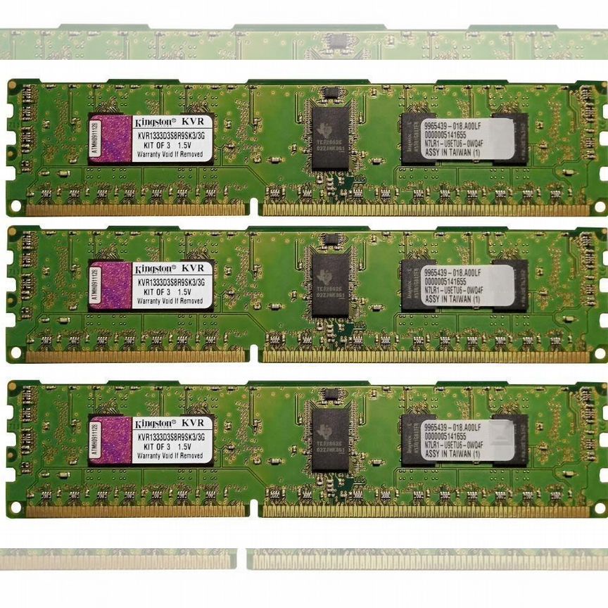 [KVR1333D3S8R9SK3/3G] Оперативная Память Kingston Kvr1333d3s8r9sk3/3g